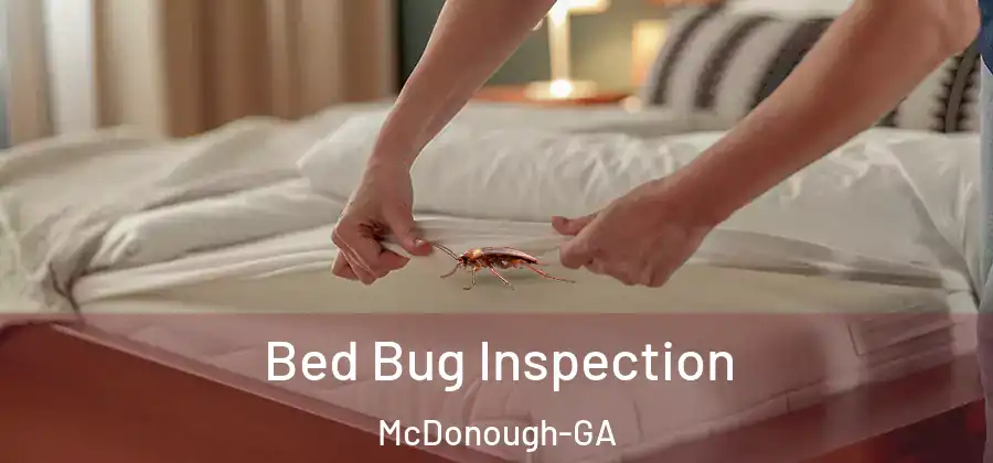 Bed Bug Inspection McDonough-GA